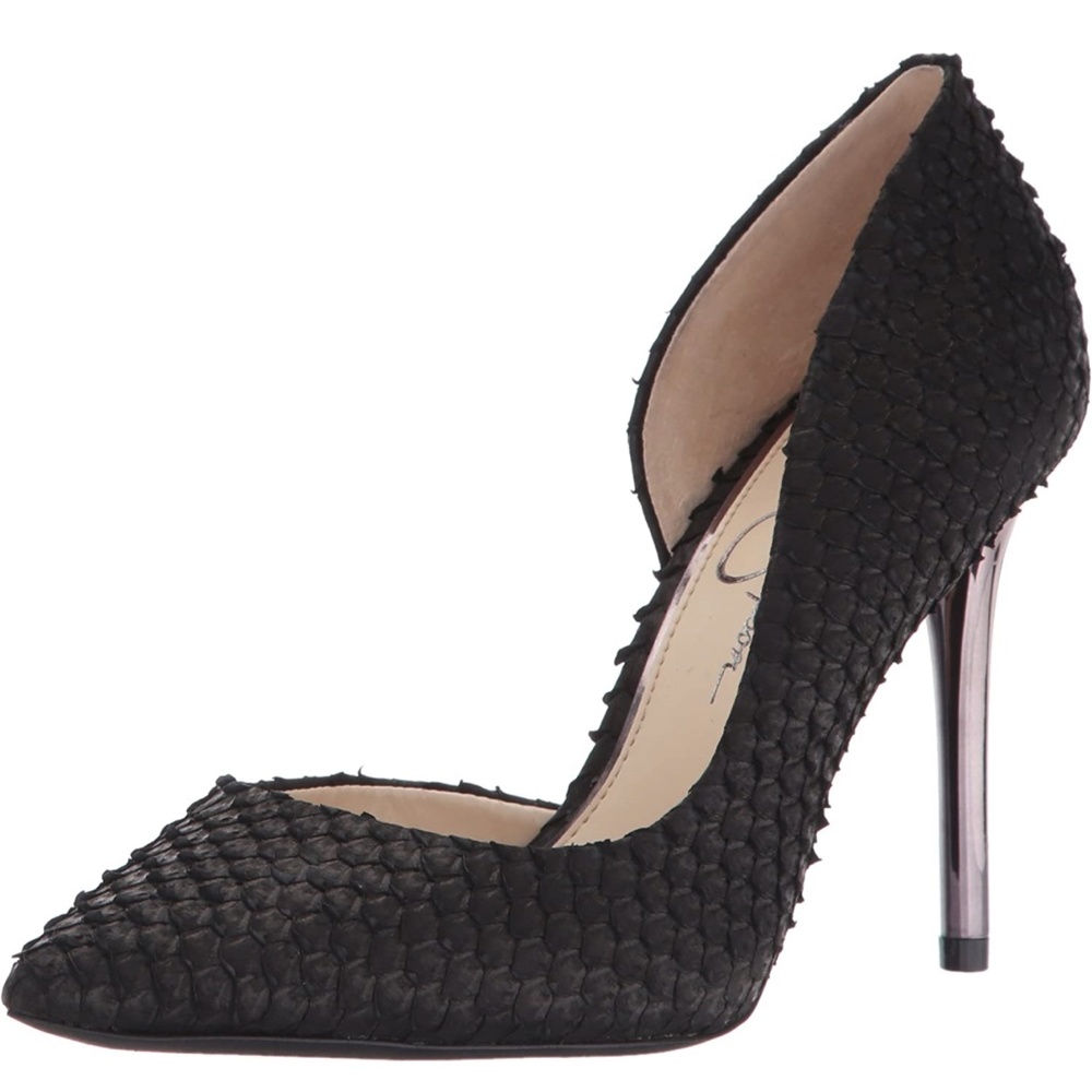 Jessica Simpson D'Orsay Pump Size 8 Black Heel